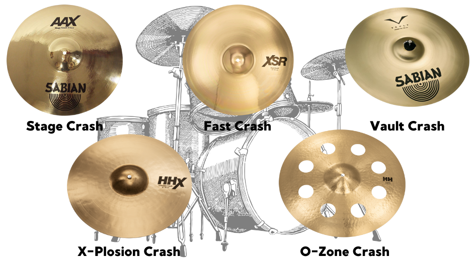 Sabian Crash Cymbals